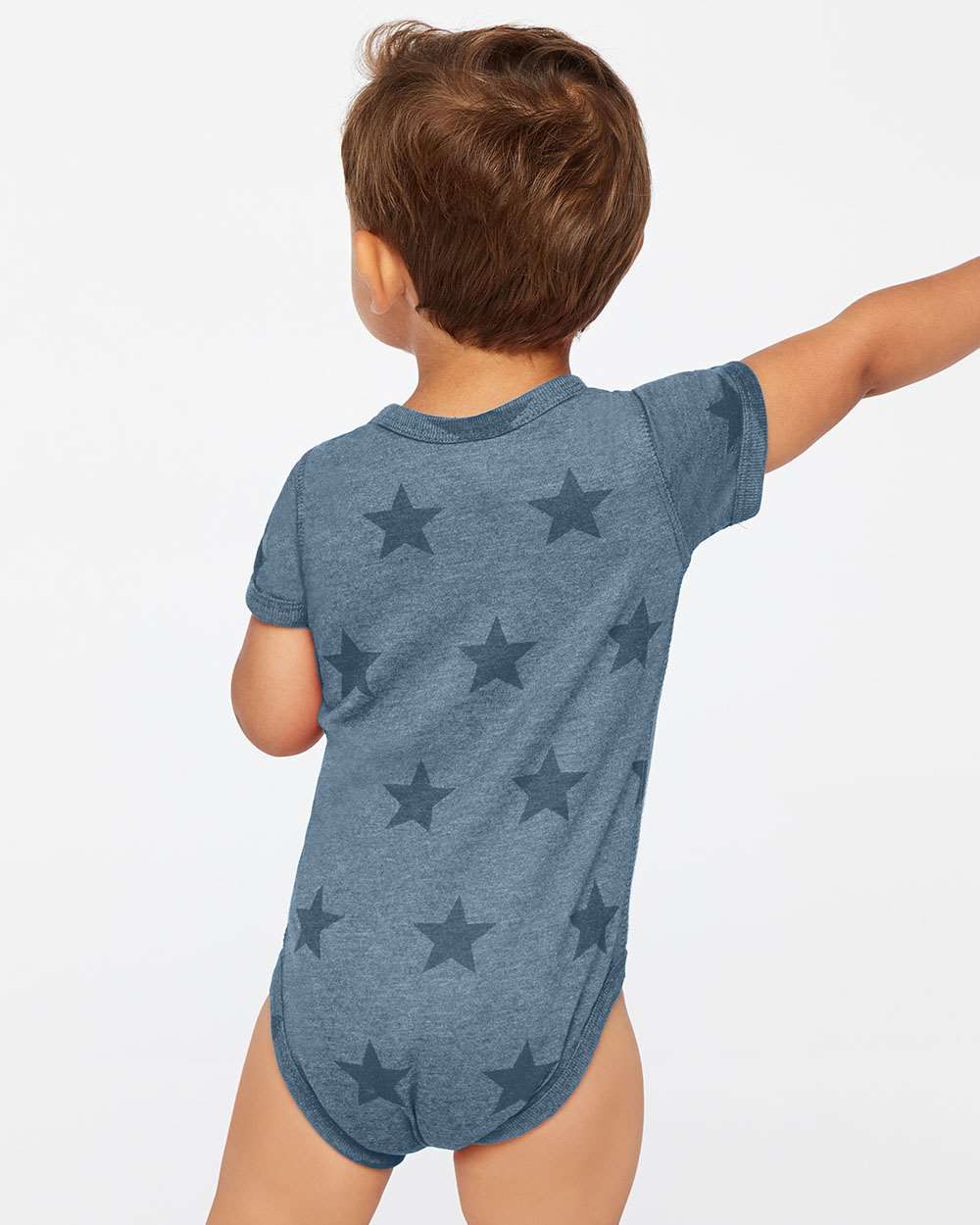 Code Five-4329-Infant Star Print Bodysuit - Image 6