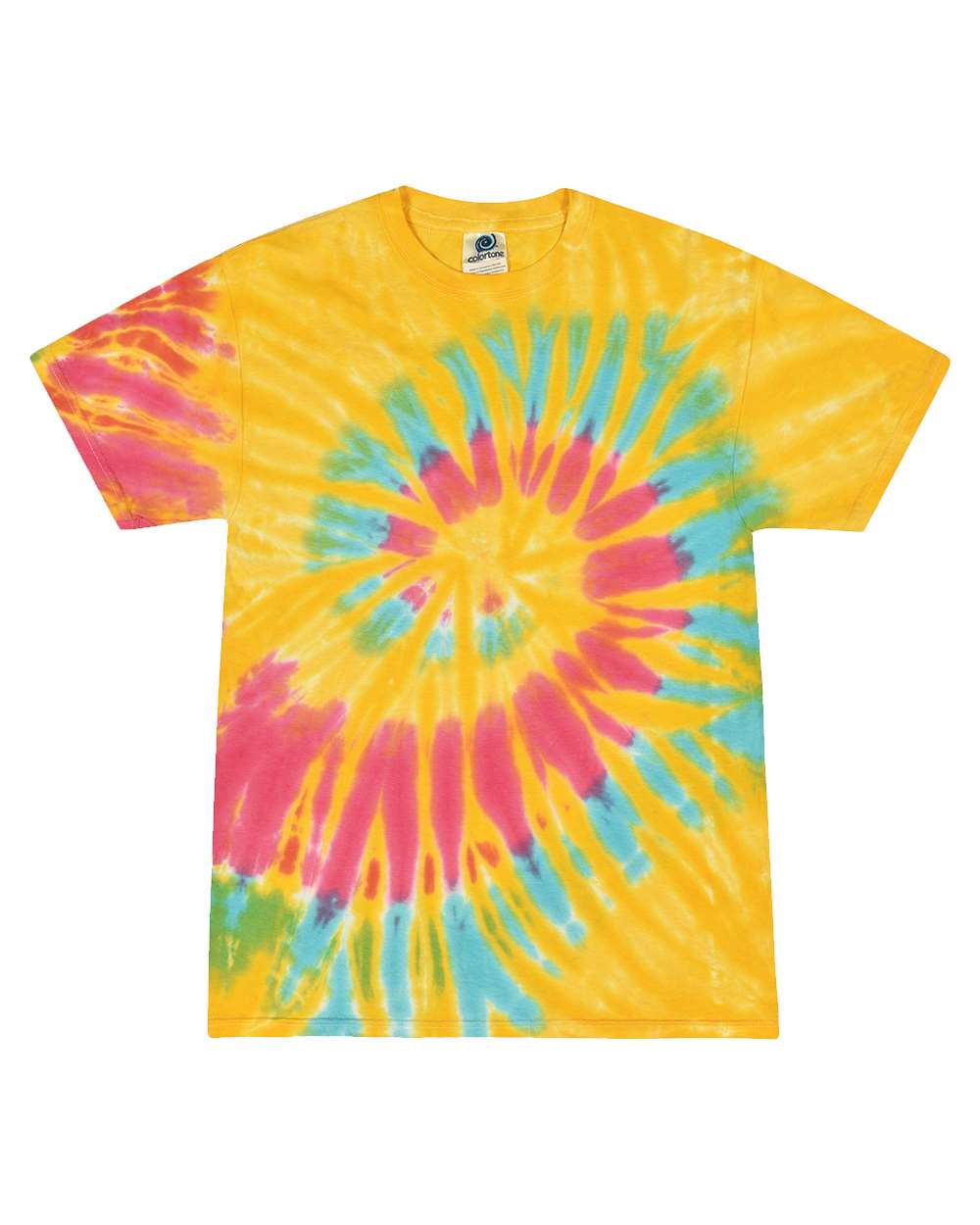 Colortone-1000-Multi-Color Tie-Dyed T-Shirt - Image 3