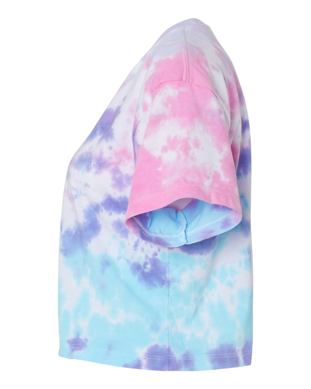 Colortone-1050-Women's Tie-Dyed Crop T-Shirt - Image 3