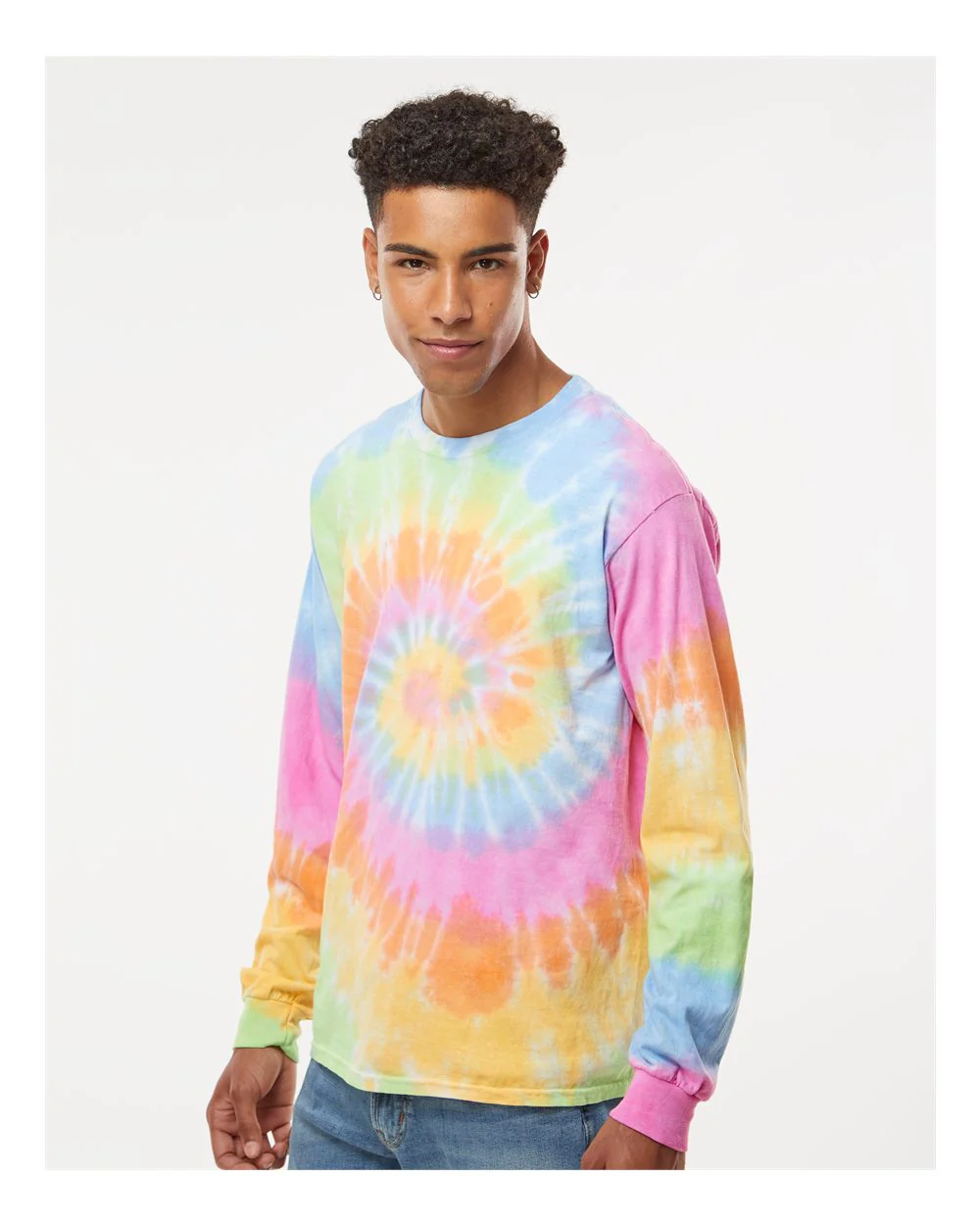 Colortone-2000-Tie-Dyed Long Sleeve T-Shirt - Image 18