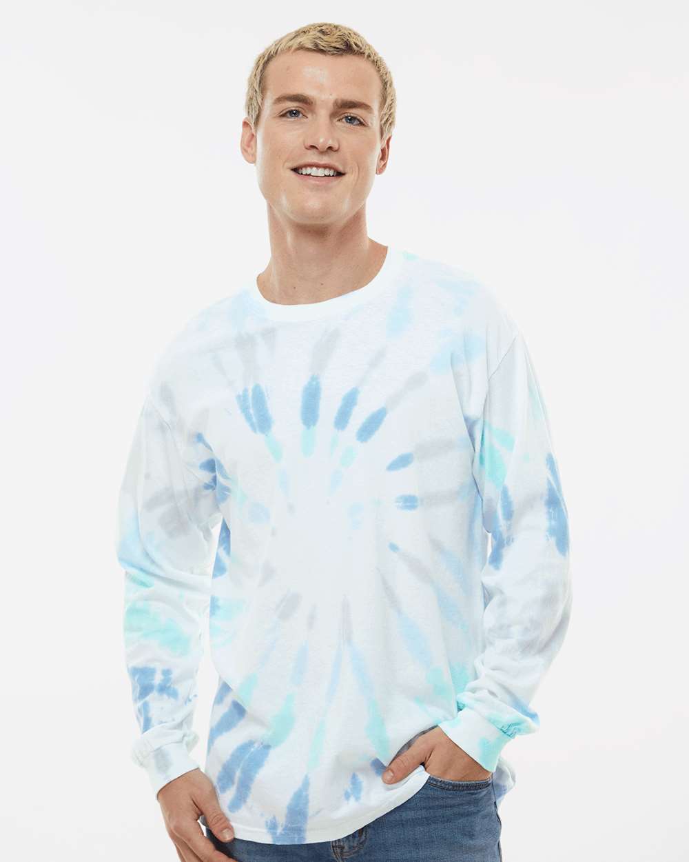 Colortone-2000-Tie-Dyed Long Sleeve T-Shirt - Image 23