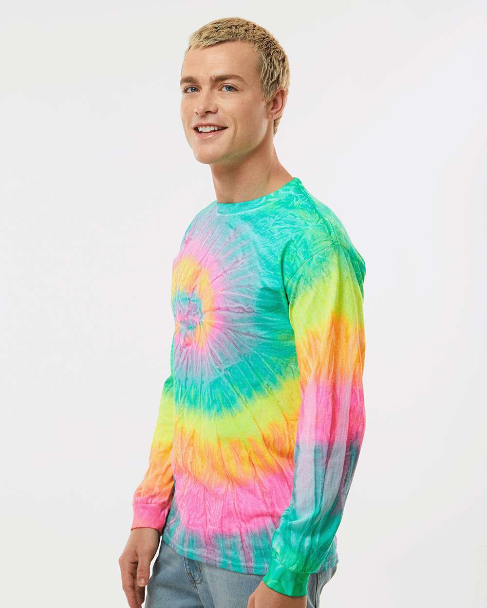 Colortone-2000-Tie-Dyed Long Sleeve T-Shirt - Image 36