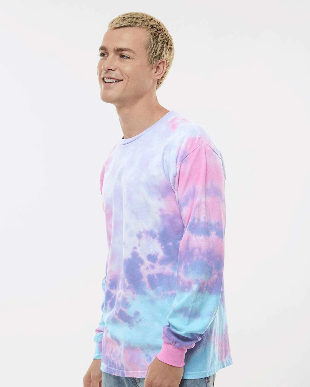Colortone-2000-Tie-Dyed Long Sleeve T-Shirt - Image 6