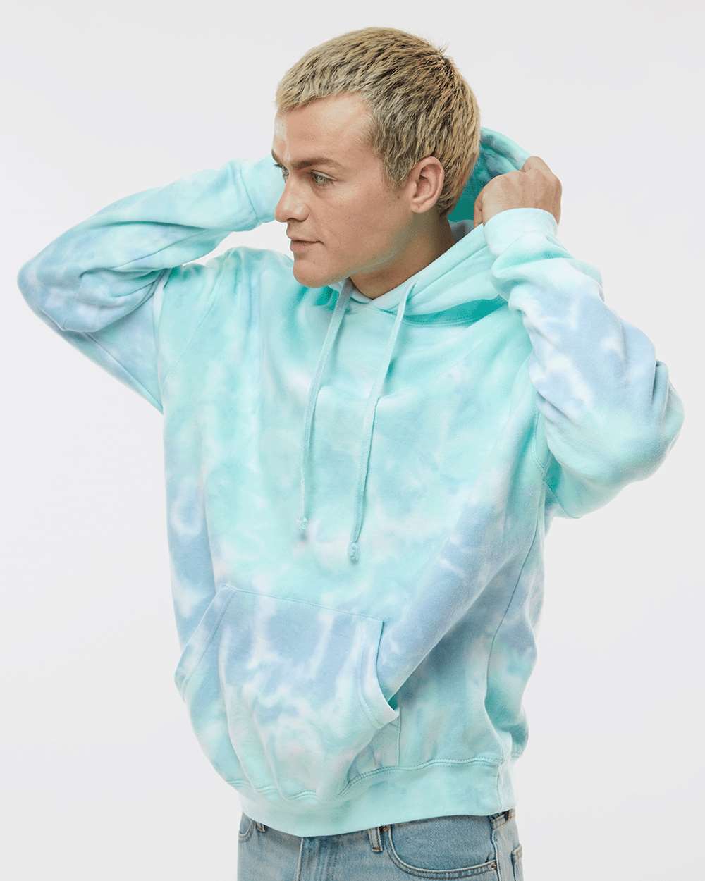 Colortone-8777-Tie-Dyed Hooded Sweatshirt - Image 40