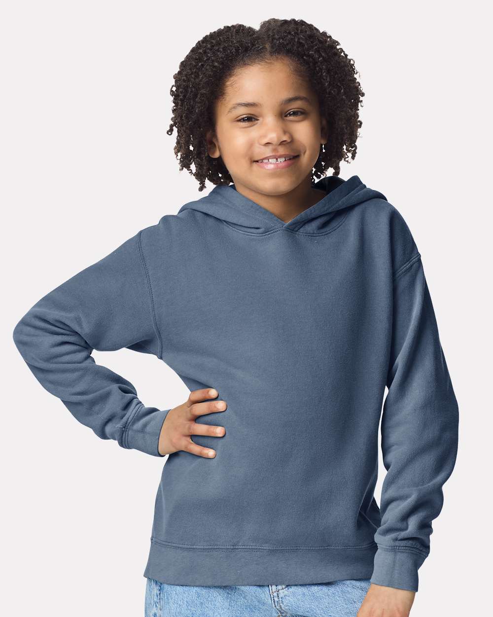 Comfort Colors-1467Y-Garment-Dyed Youth Lightweight Fleece Hooded Sweatshirt - Image 11