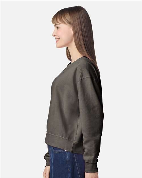 Comfort Colors-1566L-Women's Garment-Dyed Mid-Length Crewneck Sweatshirt - Image 17