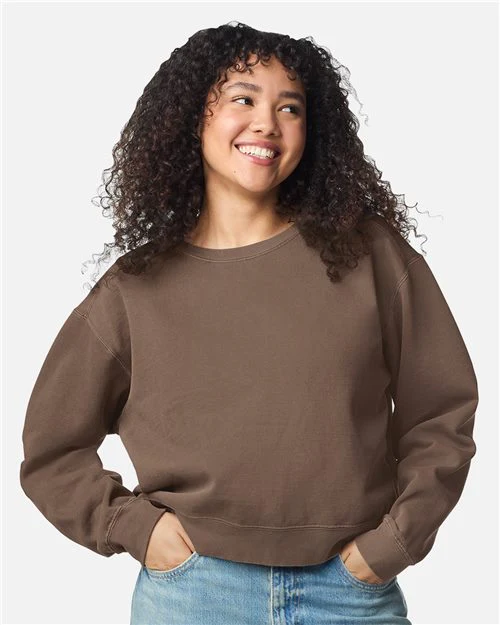 Comfort Colors-1566L-Women's Garment-Dyed Mid-Length Crewneck Sweatshirt - Image 2
