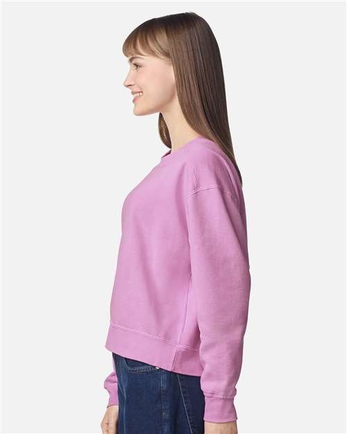 Comfort Colors-1566L-Women's Garment-Dyed Mid-Length Crewneck Sweatshirt - Image 20