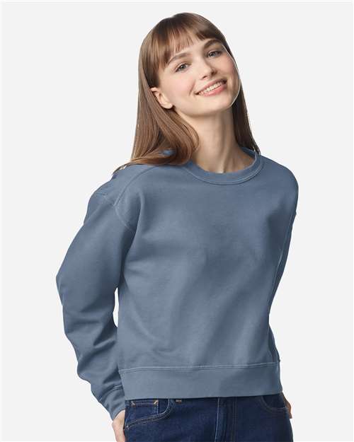 Comfort Colors-1566L-Women's Garment-Dyed Mid-Length Crewneck Sweatshirt - Image 4