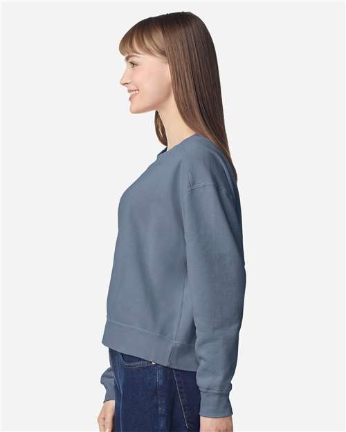 Comfort Colors-1566L-Women's Garment-Dyed Mid-Length Crewneck Sweatshirt - Image 5