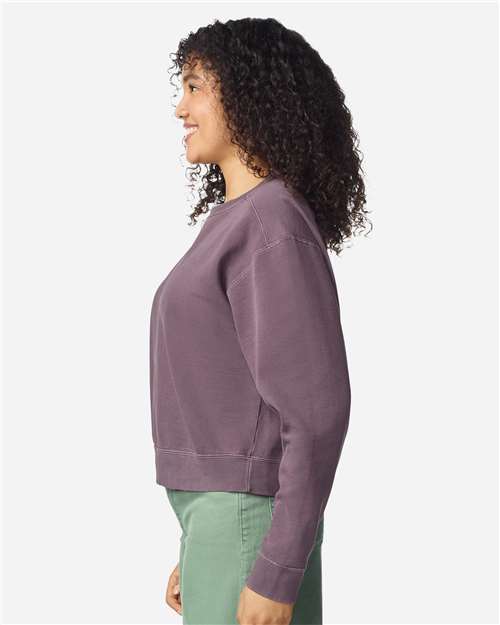 Comfort Colors-1566L-Women's Garment-Dyed Mid-Length Crewneck Sweatshirt - Image 8