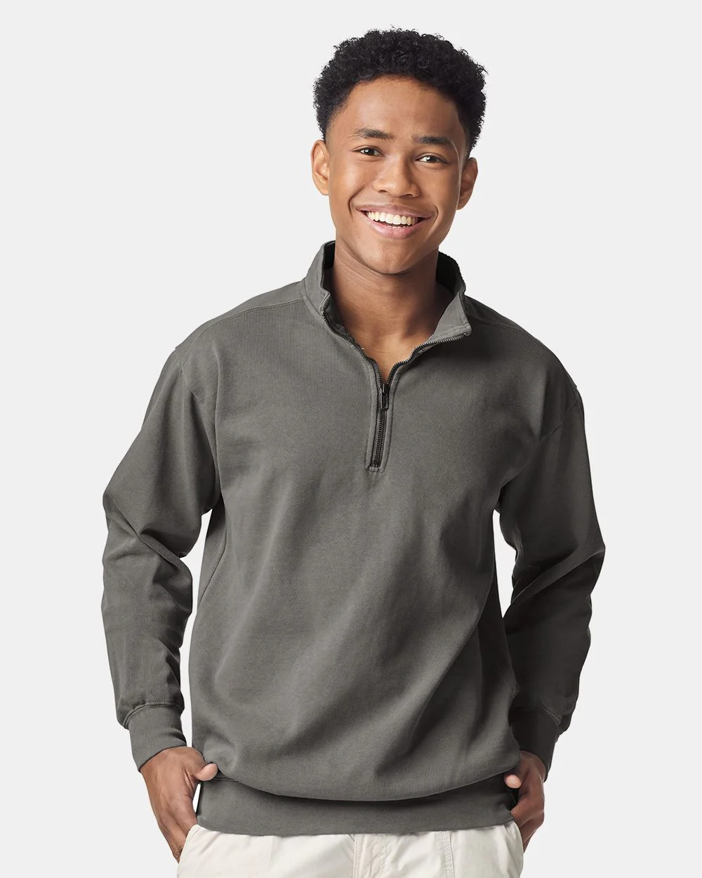 Comfort Colors-1580-Garment-Dyed Quarter Zip Sweatshirt - Image 4