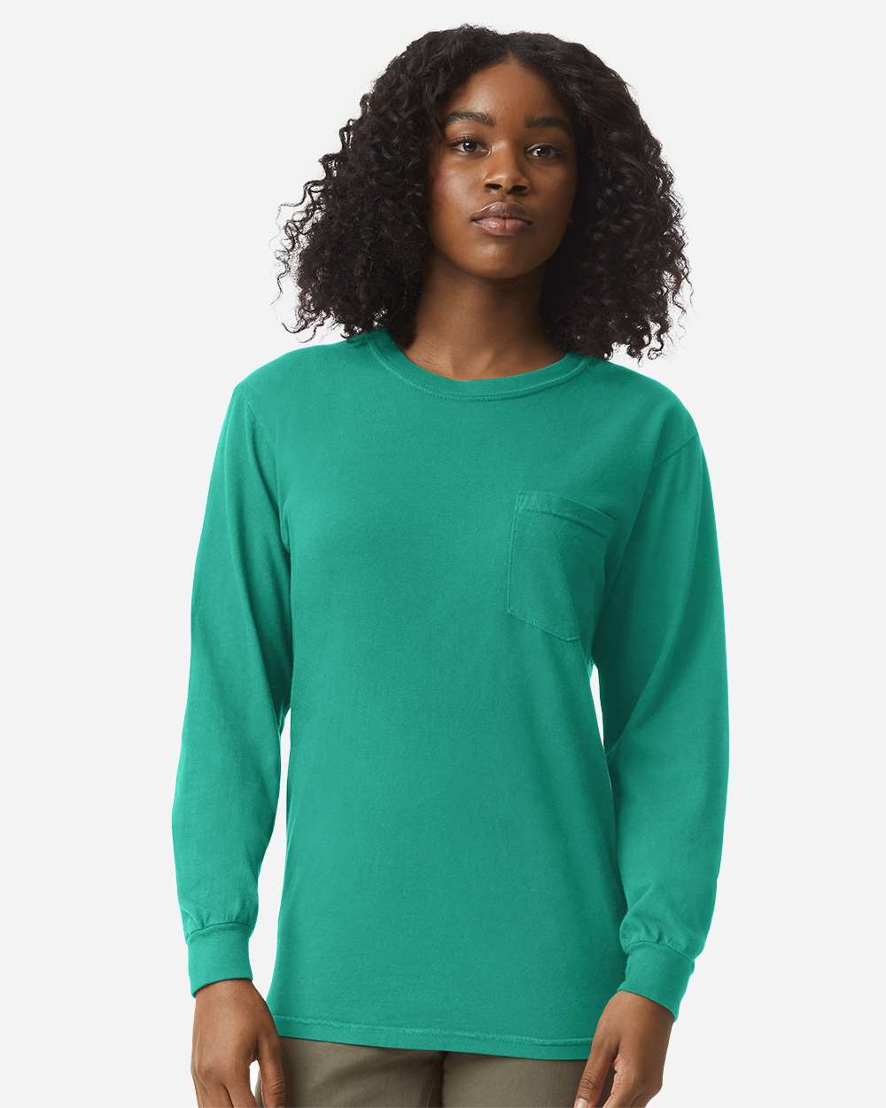 Comfort Colors-4410-Garment-Dyed Heavyweight Long Sleeve Pocket T-Shirt - Image 53