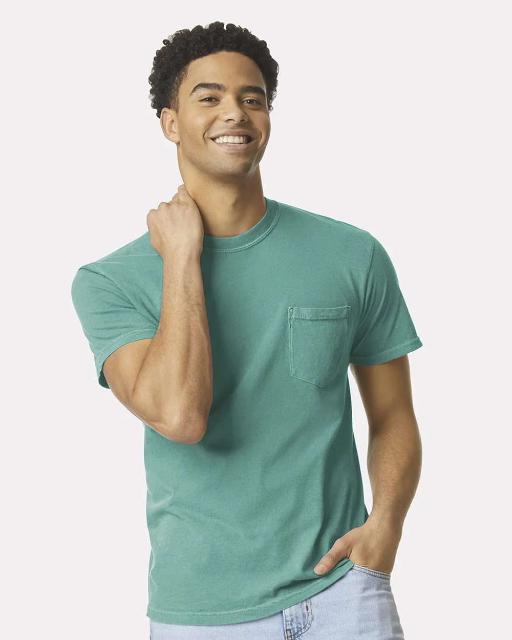 Comfort Colors-6030-Garment-Dyed Heavyweight Pocket T-Shirt - Image 4