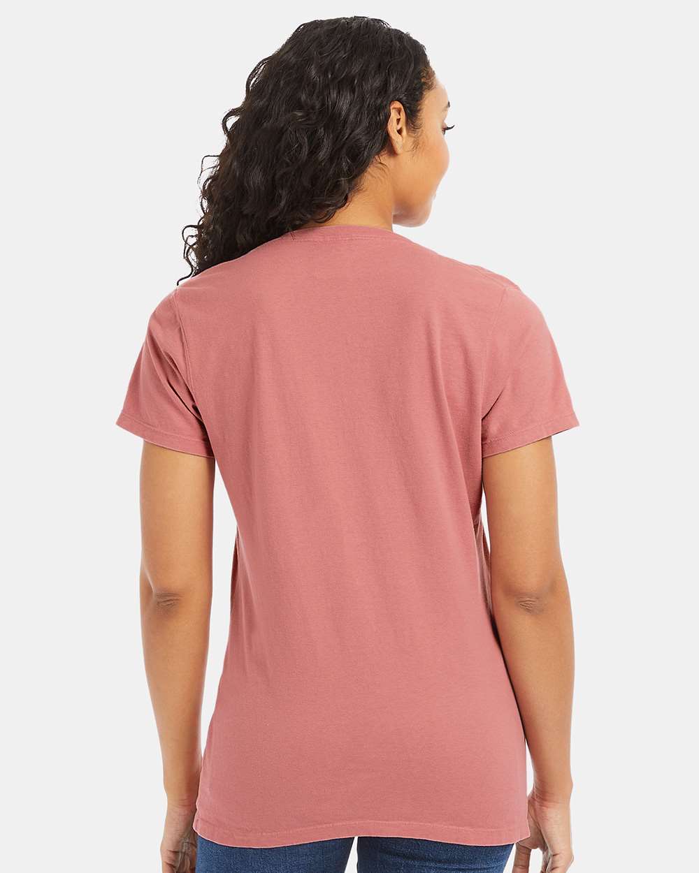 ComfortWash by Hanes-GDH125-Garment-Dyed Women's V-Neck T-Shirt - Image 15
