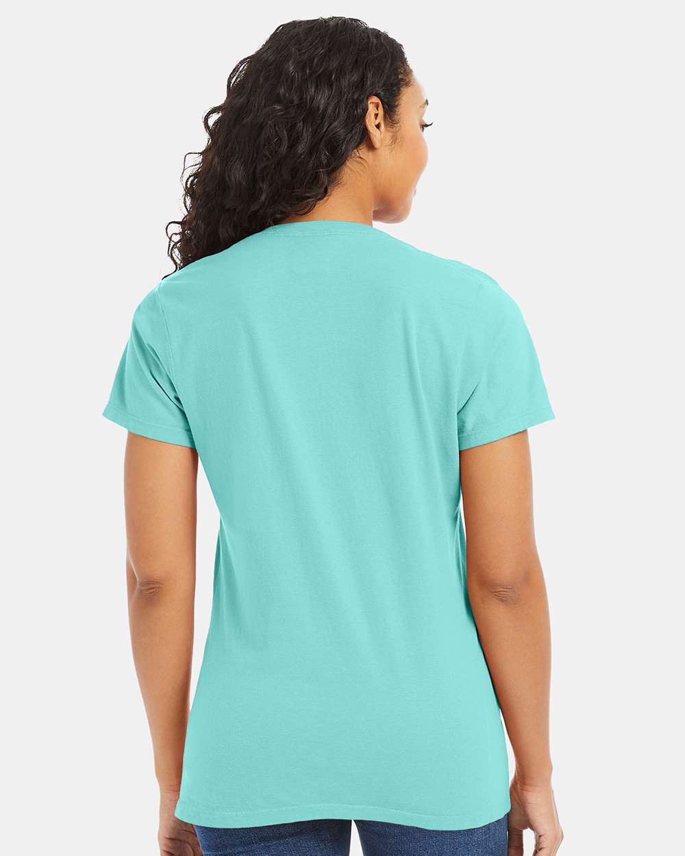 ComfortWash by Hanes-GDH125-Garment-Dyed Women's V-Neck T-Shirt - Image 21