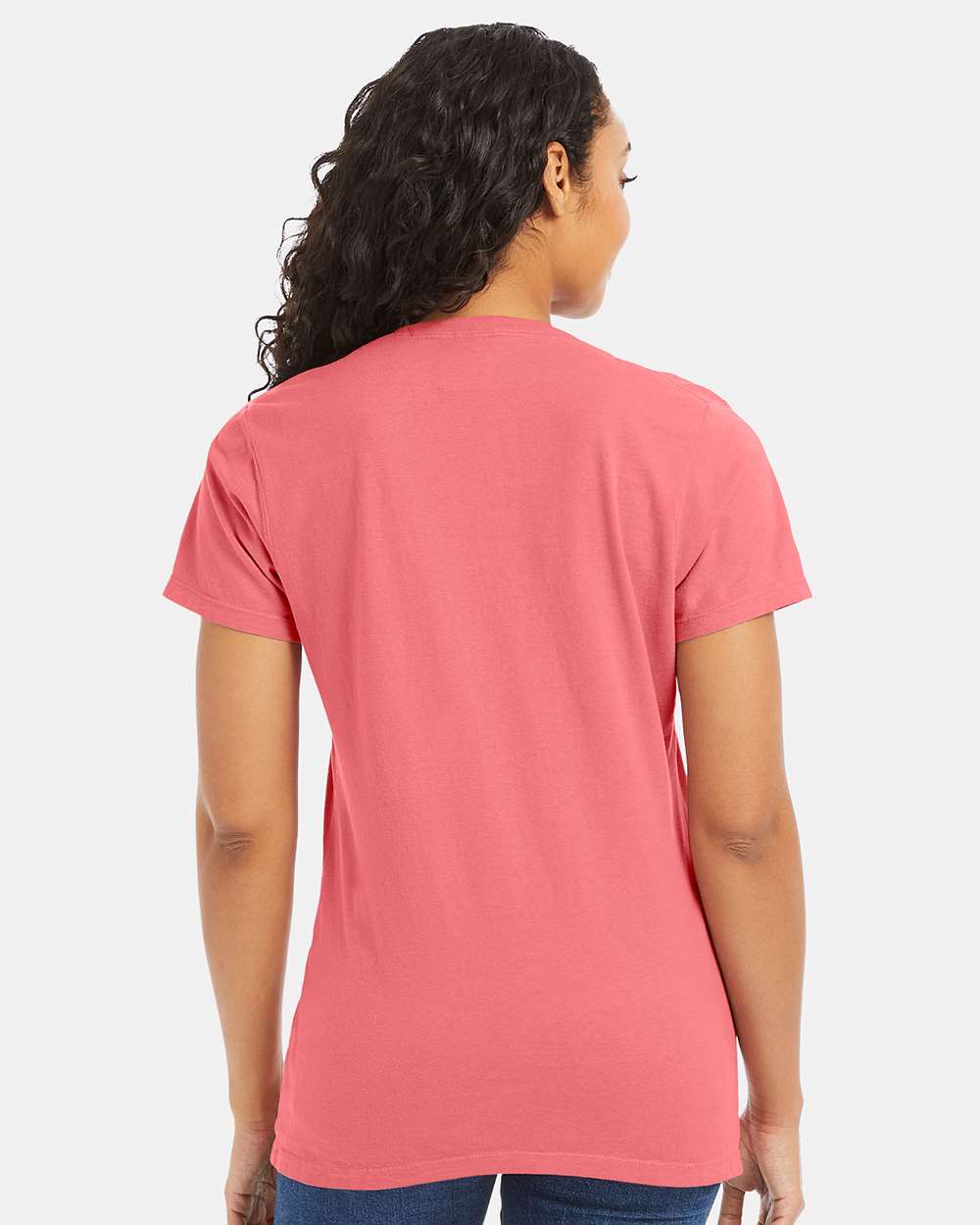 ComfortWash by Hanes-GDH125-Garment-Dyed Women's V-Neck T-Shirt - Image 5