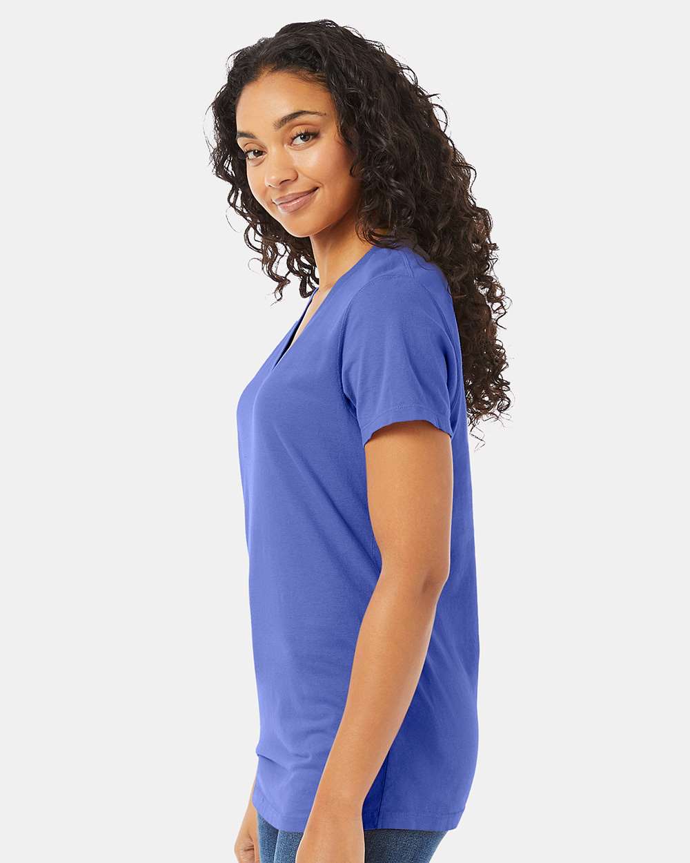 ComfortWash by Hanes-GDH125-Garment-Dyed Women's V-Neck T-Shirt - Image 9