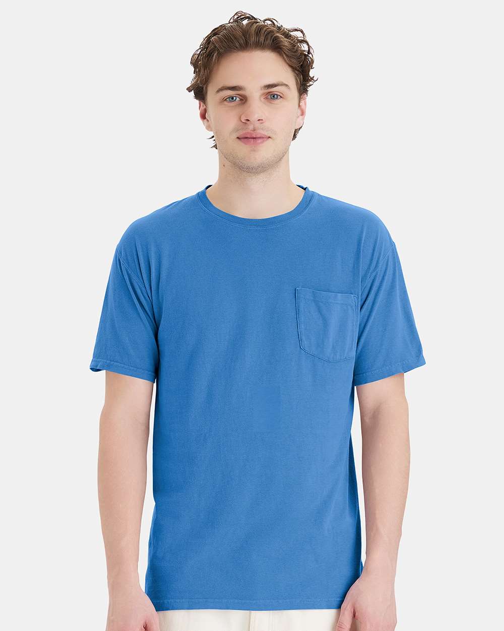 ComfortWash by Hanes-GDH150-Garment-Dyed Pocket T-Shirt - Image 135
