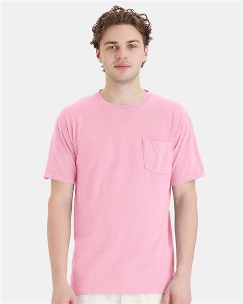 ComfortWash by Hanes-GDH150-Garment-Dyed Pocket T-Shirt - Image 153
