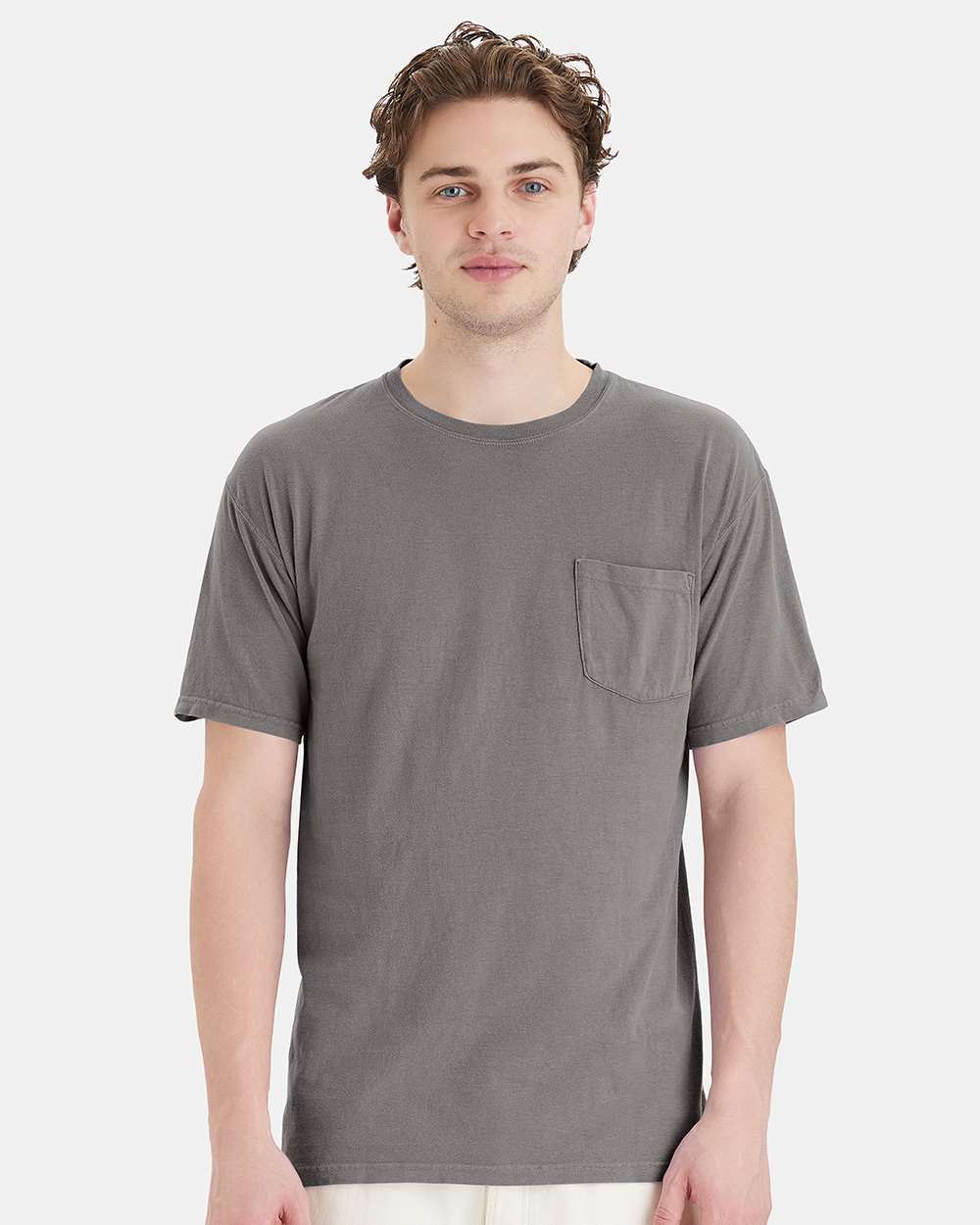 ComfortWash by Hanes-GDH150-Garment-Dyed Pocket T-Shirt - Image 29