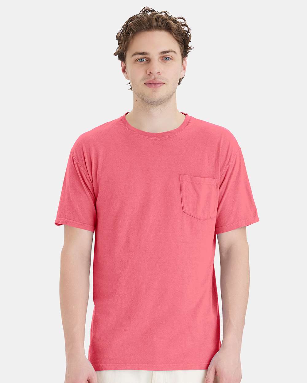 ComfortWash by Hanes-GDH150-Garment-Dyed Pocket T-Shirt - Image 35