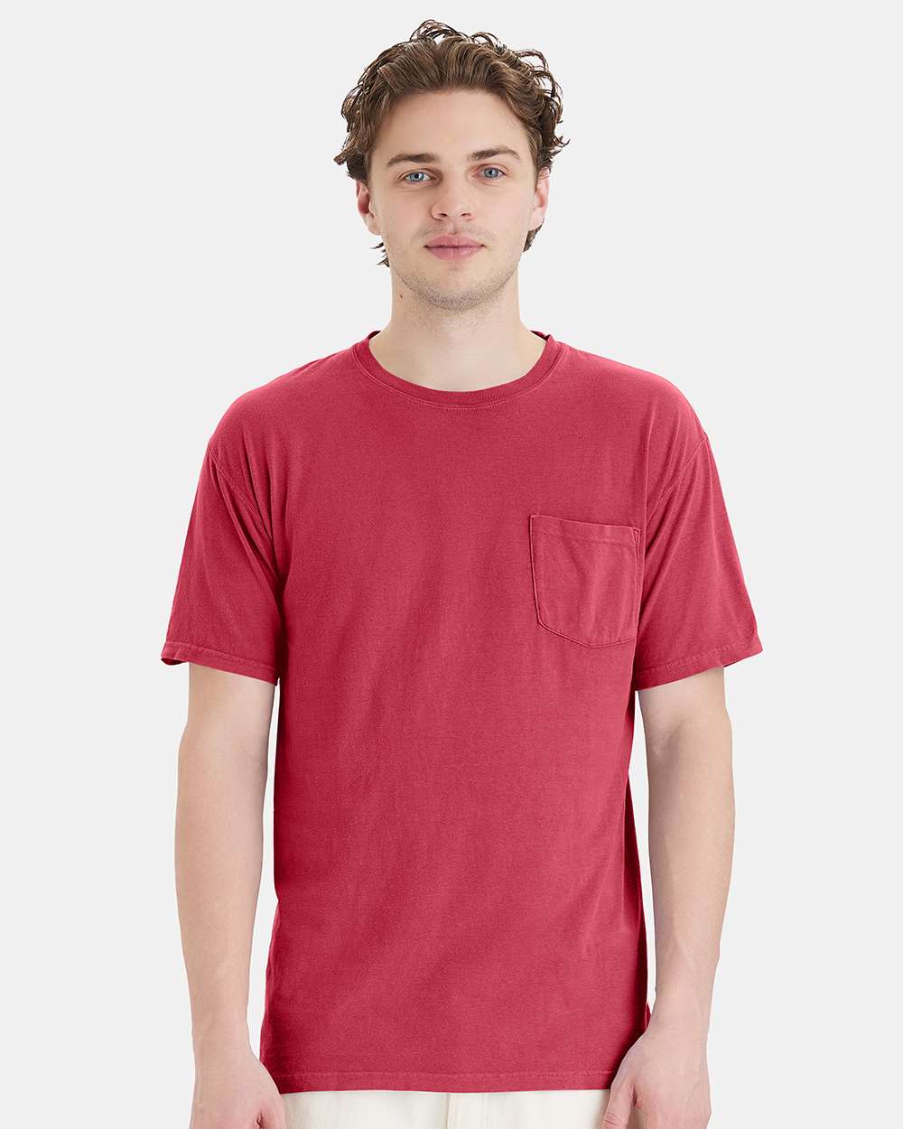 ComfortWash by Hanes-GDH150-Garment-Dyed Pocket T-Shirt - Image 47