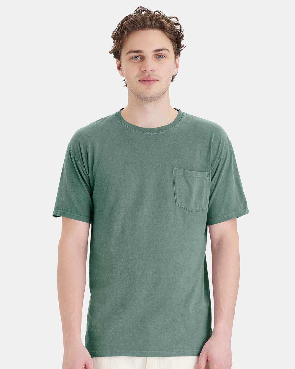 ComfortWash by Hanes-GDH150-Garment-Dyed Pocket T-Shirt - Image 53