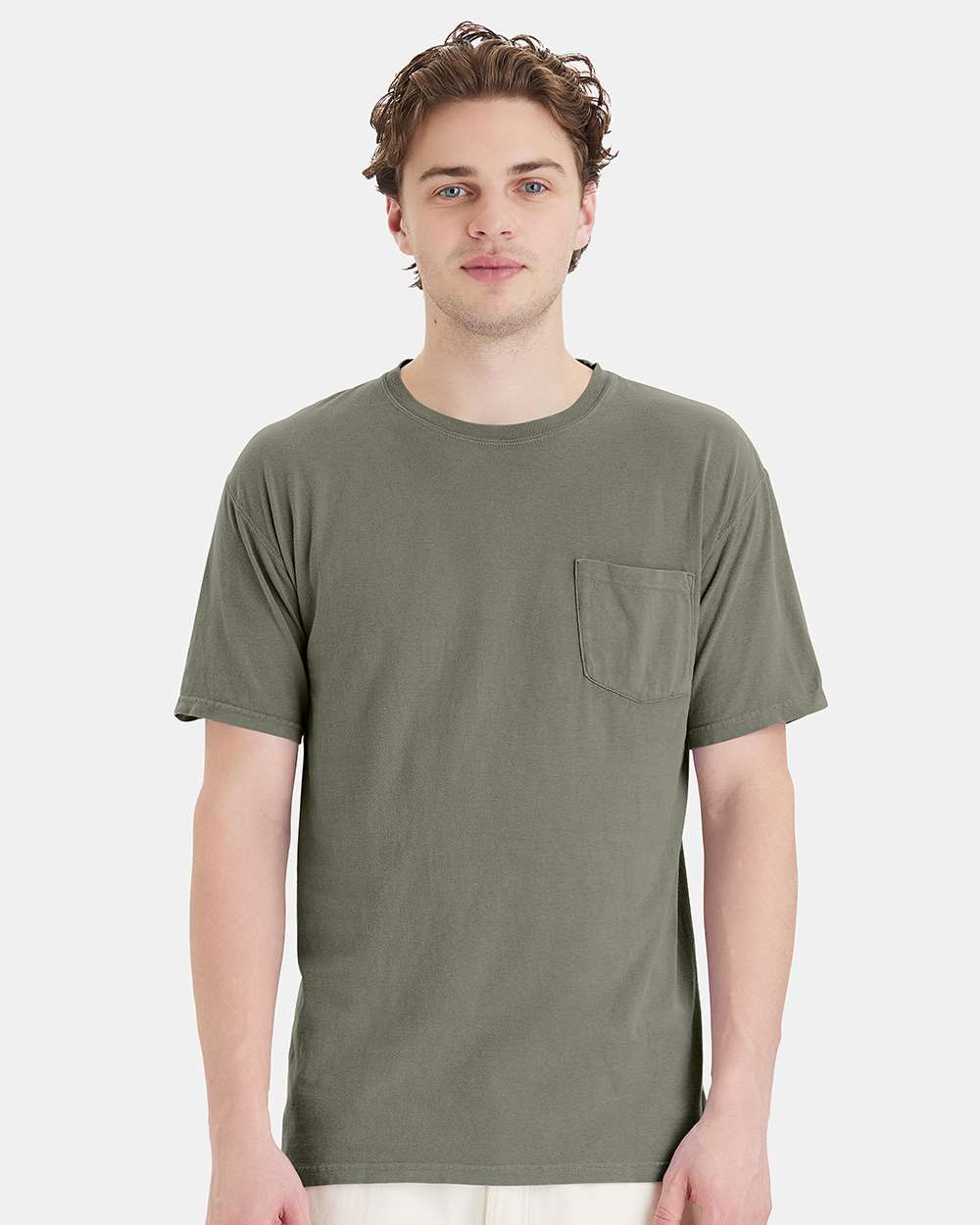 ComfortWash by Hanes-GDH150-Garment-Dyed Pocket T-Shirt - Image 65
