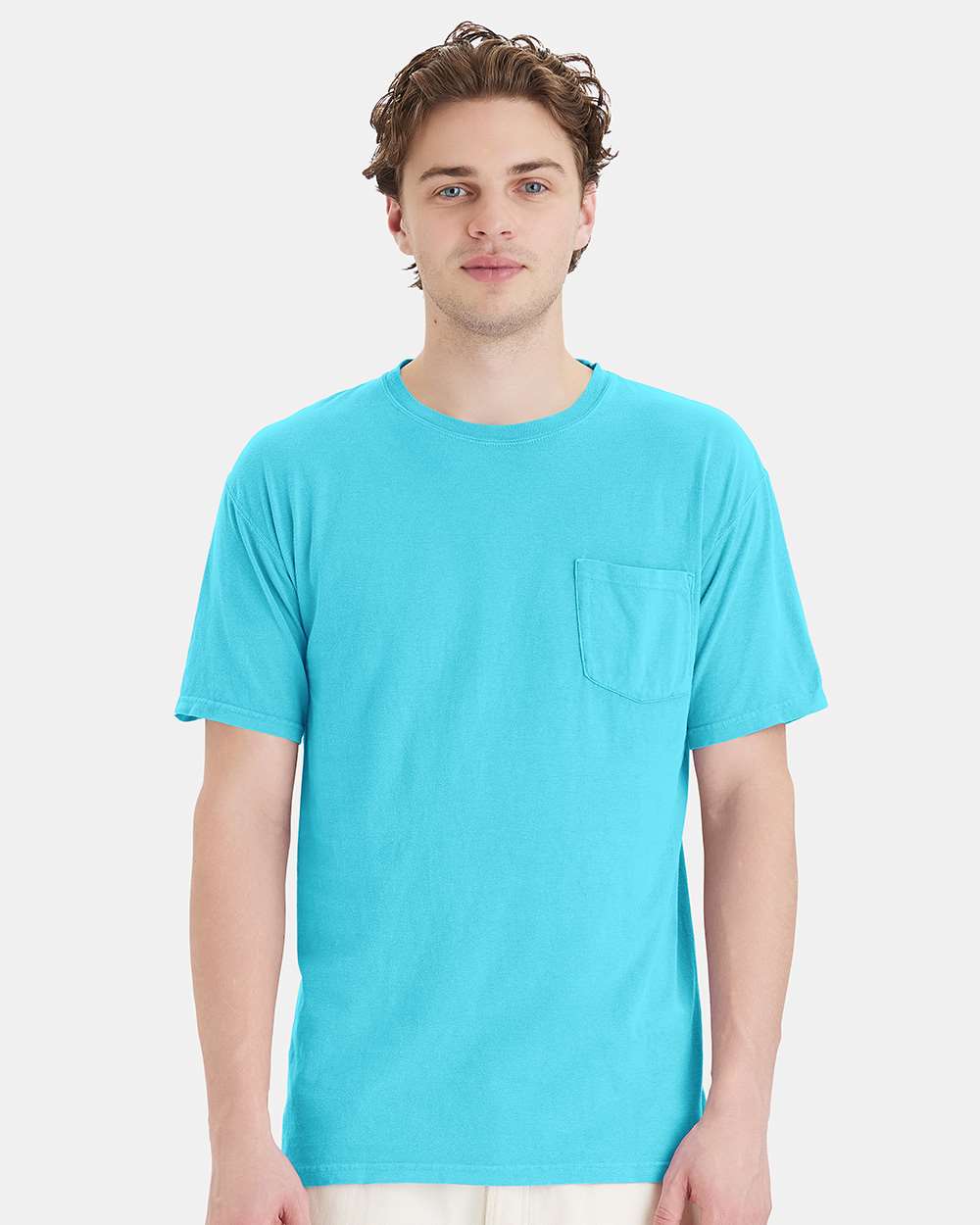 ComfortWash by Hanes-GDH150-Garment-Dyed Pocket T-Shirt - Image 71