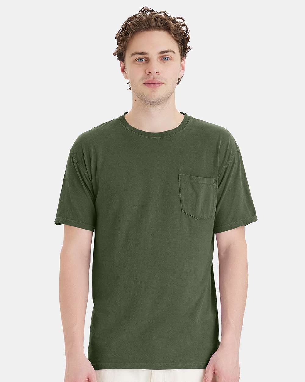 ComfortWash by Hanes-GDH150-Garment-Dyed Pocket T-Shirt - Image 87
