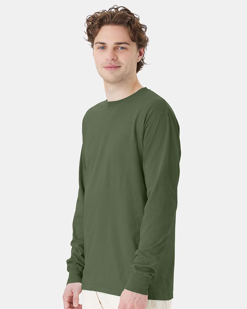 ComfortWash by Hanes-GDH200-Garment-Dyed Long Sleeve T-Shirt - Image 110