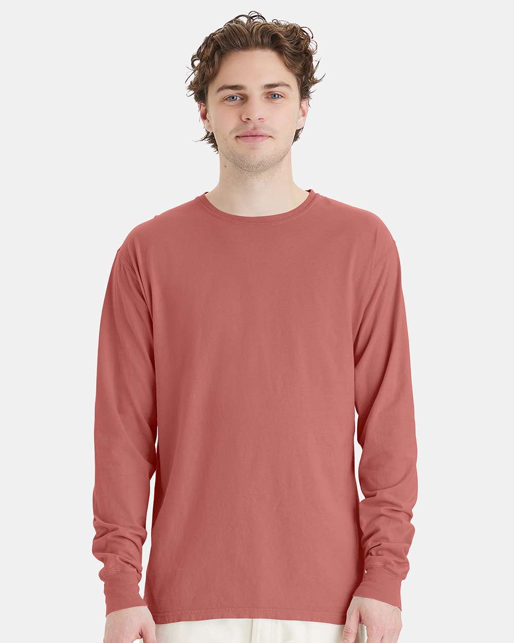 ComfortWash by Hanes-GDH200-Garment-Dyed Long Sleeve T-Shirt - Image 115