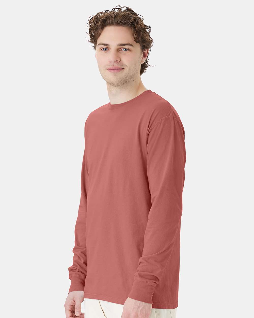 ComfortWash by Hanes-GDH200-Garment-Dyed Long Sleeve T-Shirt - Image 116