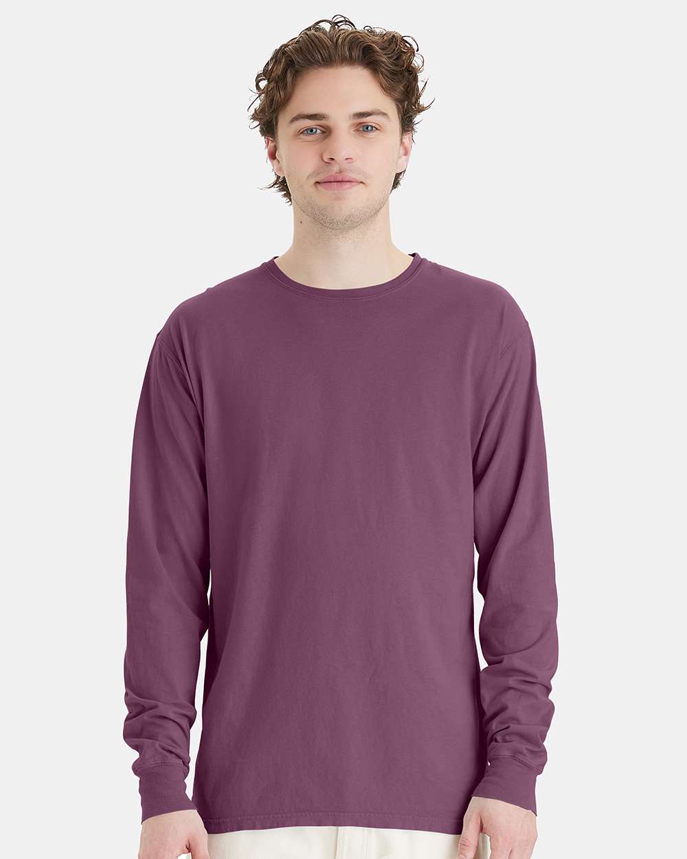 ComfortWash by Hanes-GDH200-Garment-Dyed Long Sleeve T-Shirt - Image 137