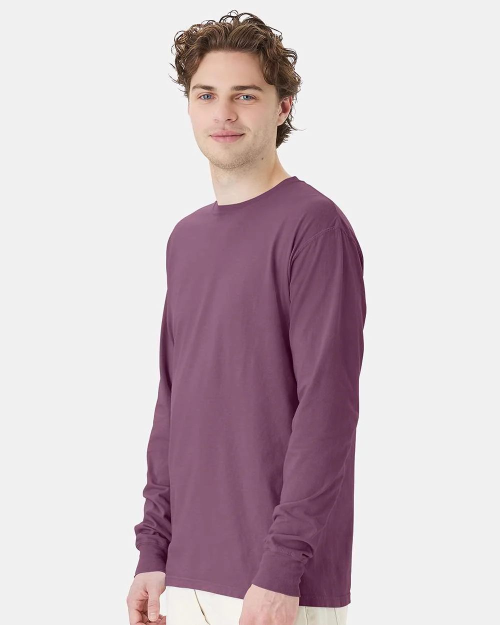 ComfortWash by Hanes-GDH200-Garment-Dyed Long Sleeve T-Shirt - Image 138