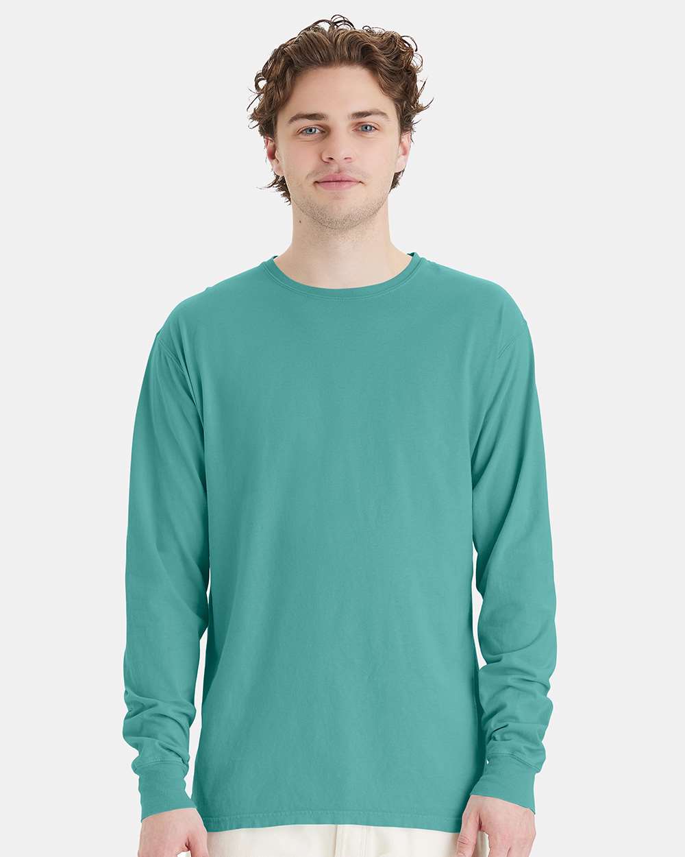 ComfortWash by Hanes-GDH200-Garment-Dyed Long Sleeve T-Shirt - Image 155