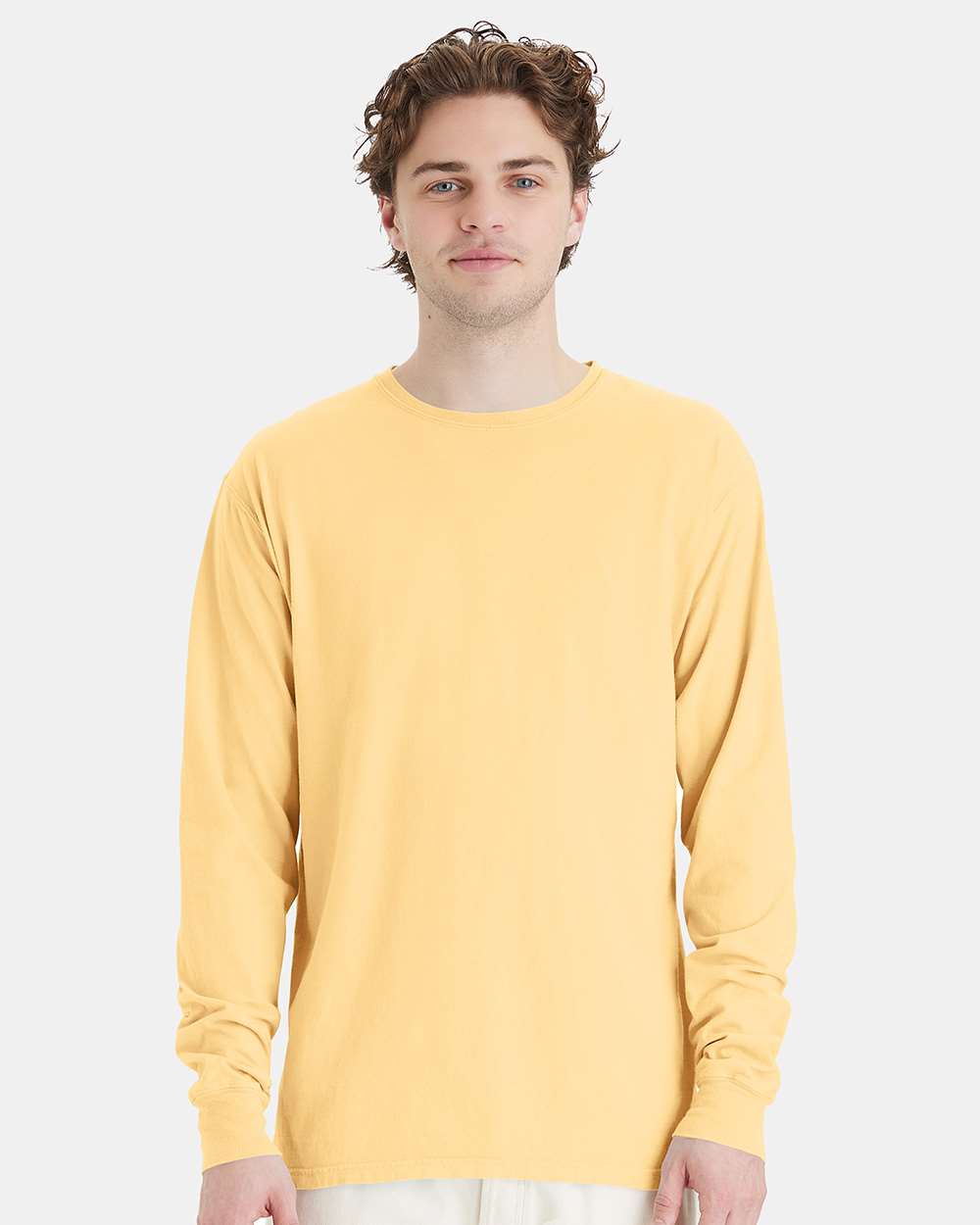 ComfortWash by Hanes-GDH200-Garment-Dyed Long Sleeve T-Shirt - Image 167