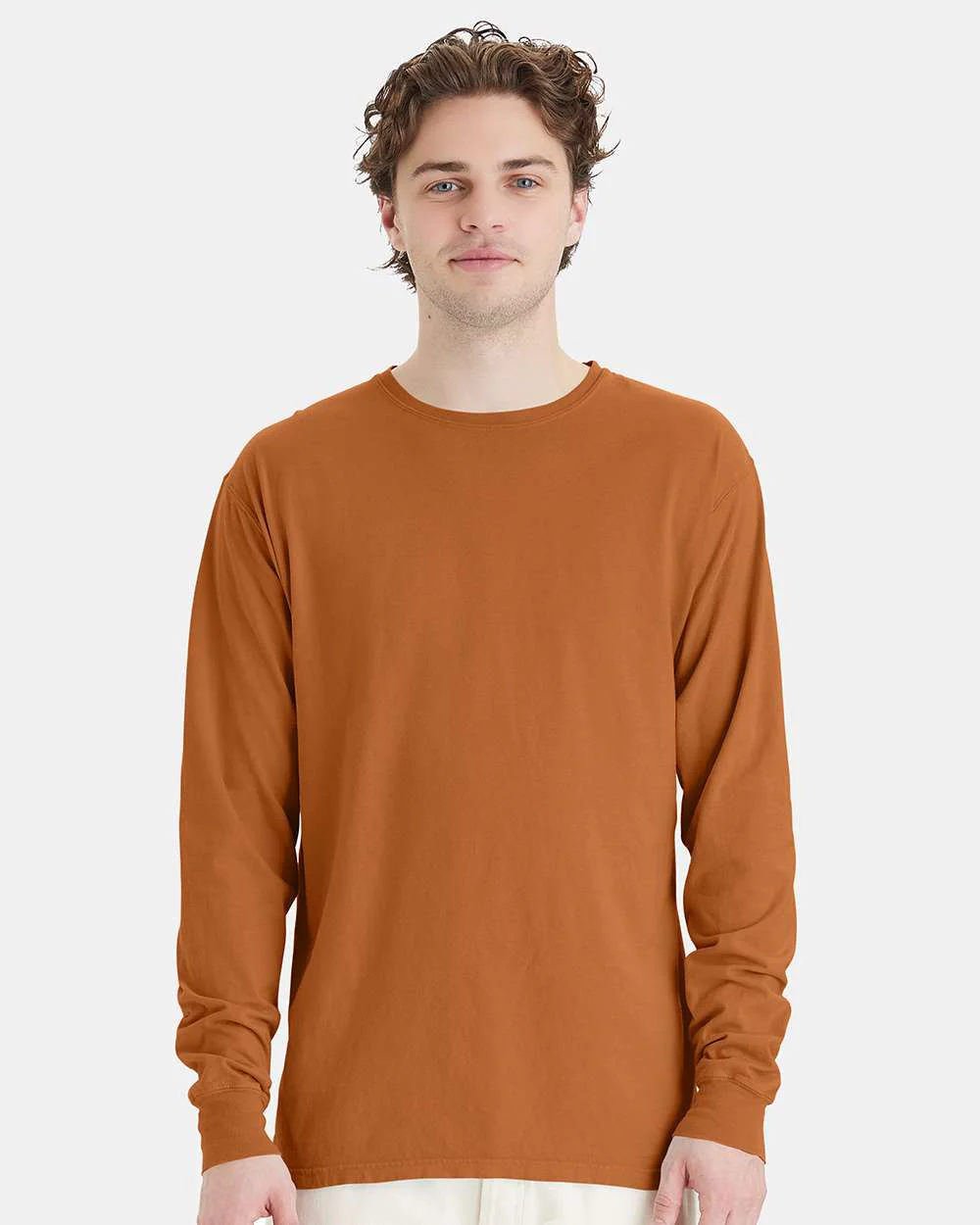 ComfortWash by Hanes-GDH200-Garment-Dyed Long Sleeve T-Shirt - Image 173