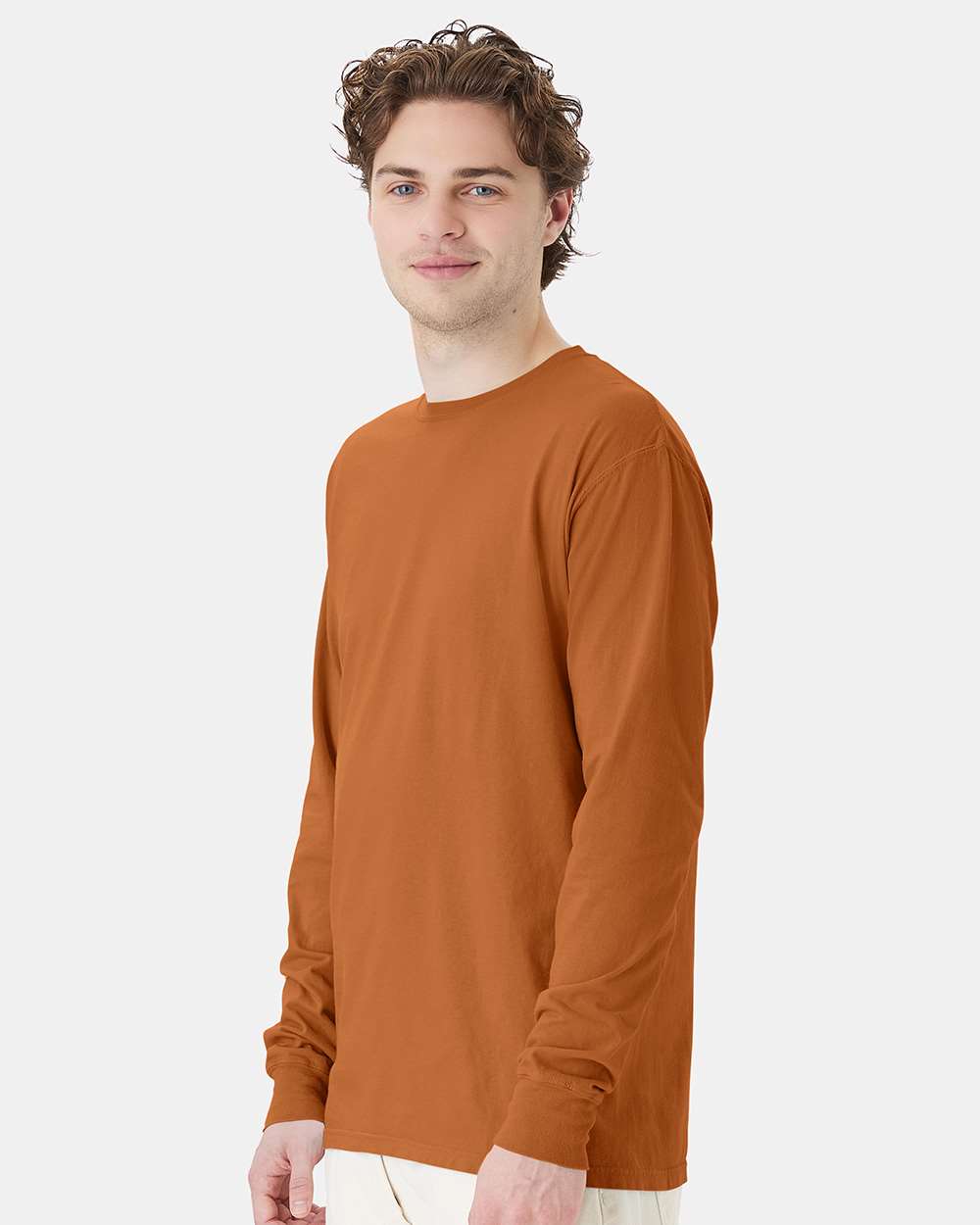 ComfortWash by Hanes-GDH200-Garment-Dyed Long Sleeve T-Shirt - Image 174