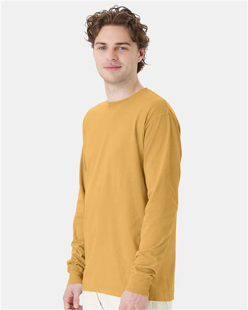 ComfortWash by Hanes-GDH200-Garment-Dyed Long Sleeve T-Shirt - Image 186