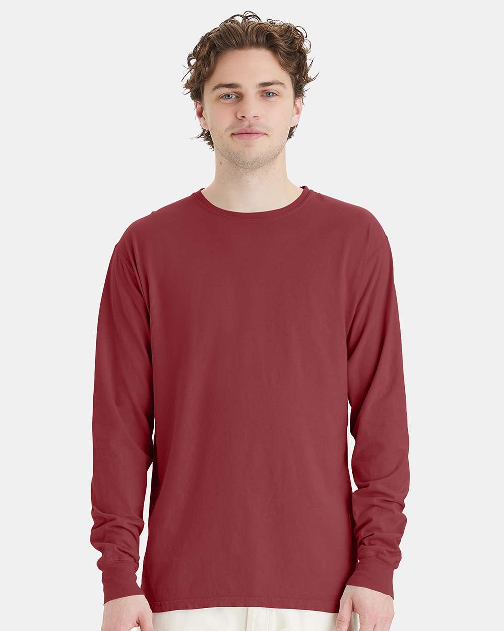 ComfortWash by Hanes-GDH200-Garment-Dyed Long Sleeve T-Shirt - Image 29
