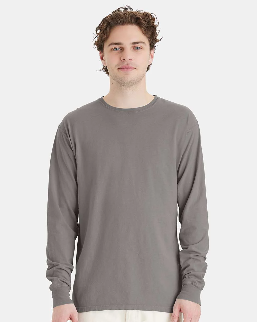 ComfortWash by Hanes-GDH200-Garment-Dyed Long Sleeve T-Shirt - Image 35