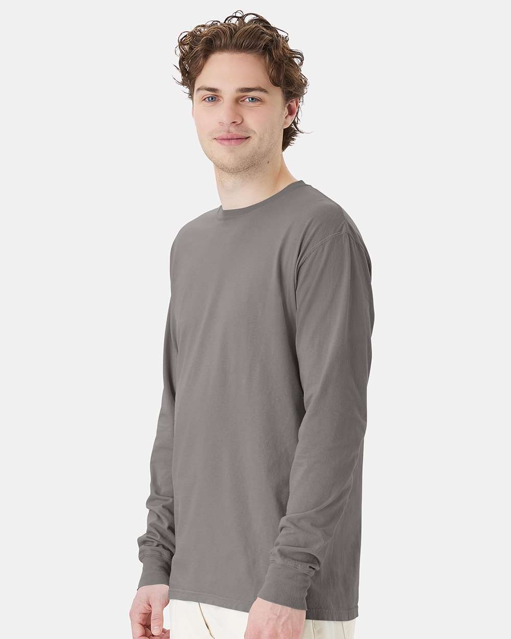 ComfortWash by Hanes-GDH200-Garment-Dyed Long Sleeve T-Shirt - Image 36