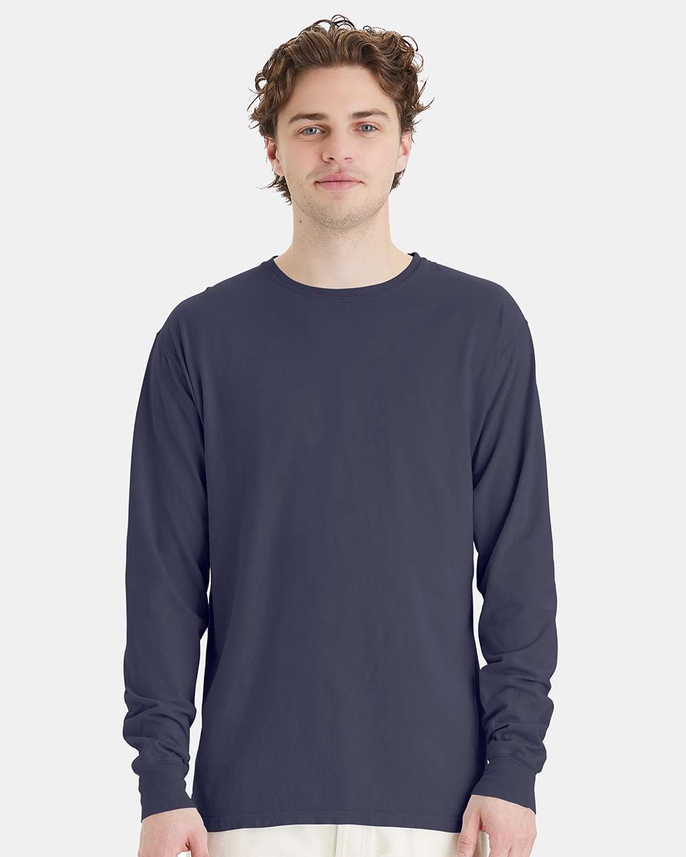 ComfortWash by Hanes-GDH200-Garment-Dyed Long Sleeve T-Shirt - Image 4