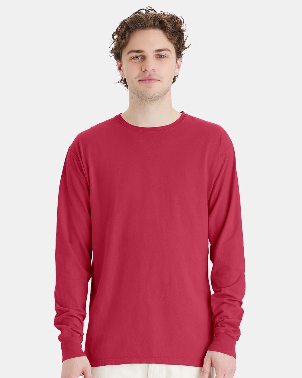 ComfortWash by Hanes-GDH200-Garment-Dyed Long Sleeve T-Shirt - Image 41