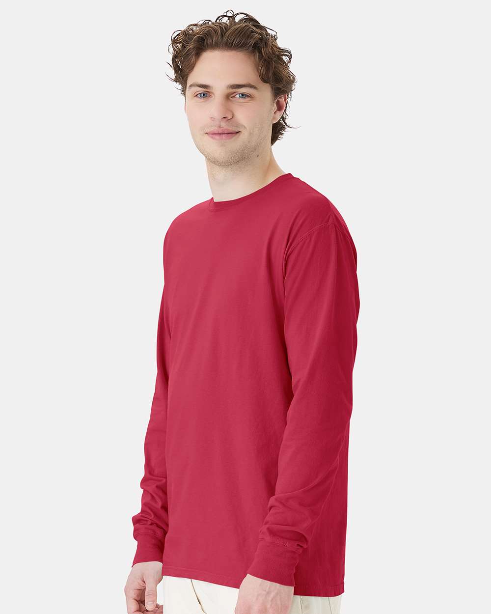 ComfortWash by Hanes-GDH200-Garment-Dyed Long Sleeve T-Shirt - Image 42
