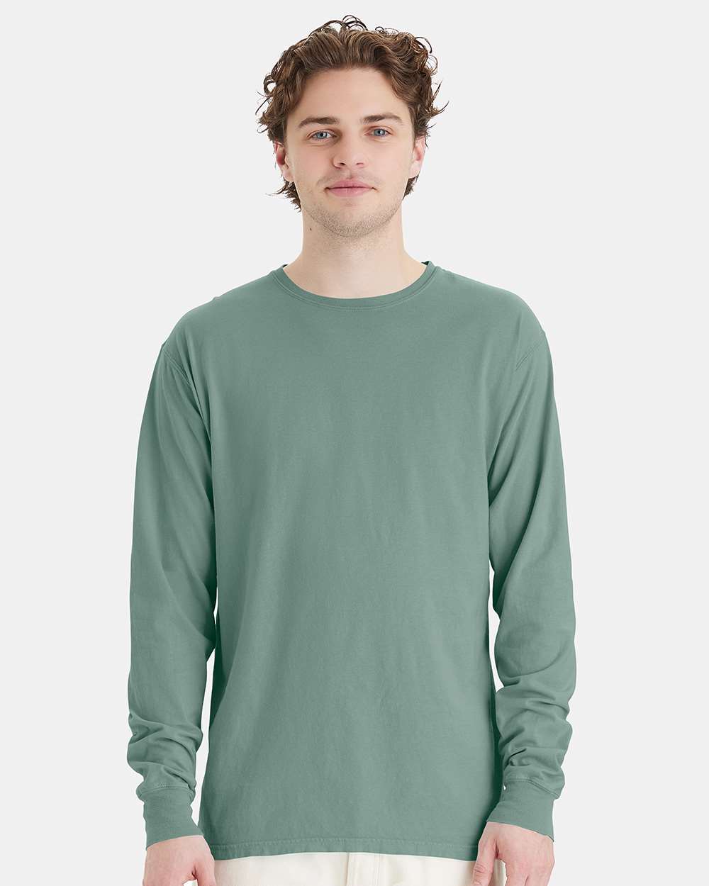 ComfortWash by Hanes-GDH200-Garment-Dyed Long Sleeve T-Shirt - Image 47
