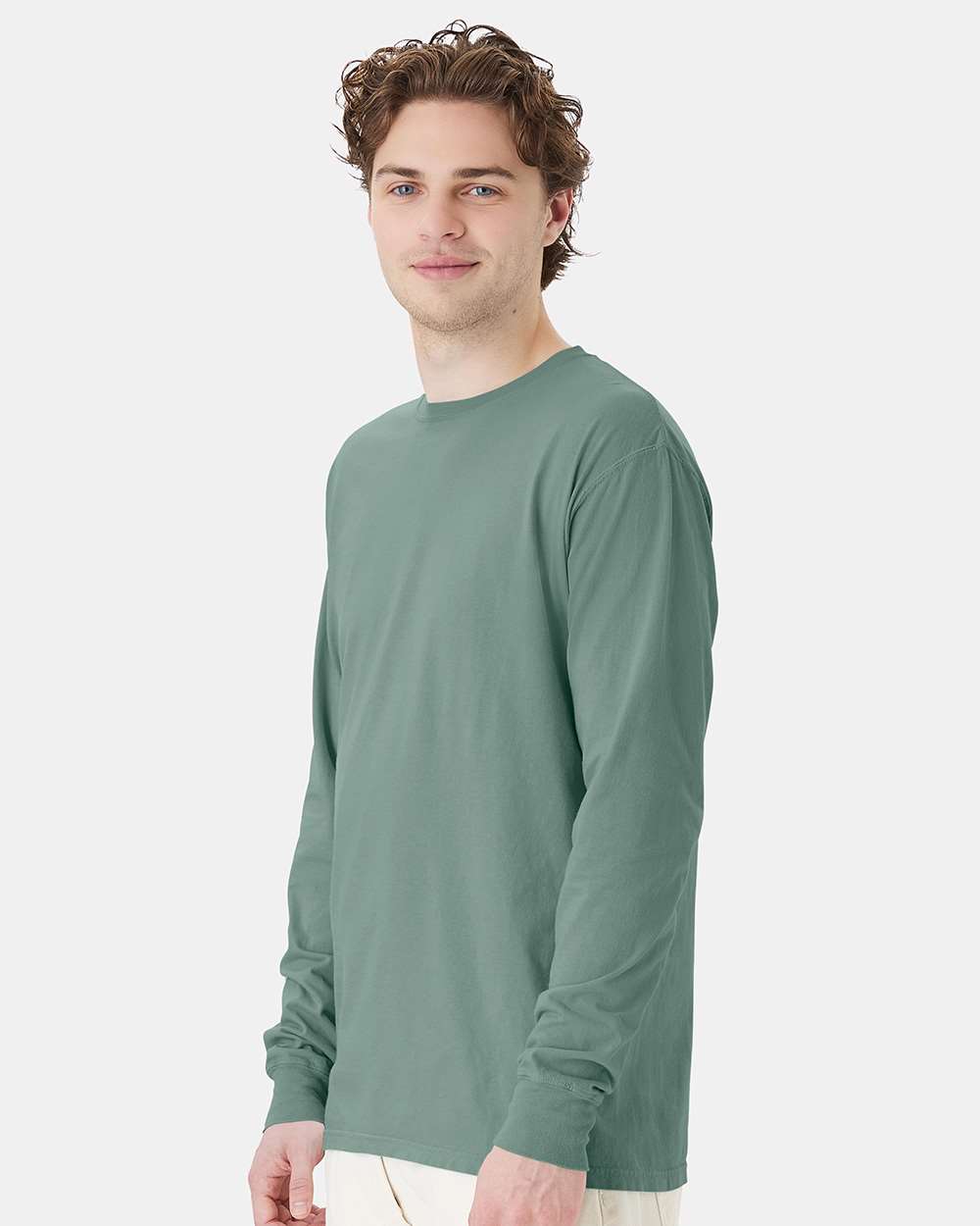 ComfortWash by Hanes-GDH200-Garment-Dyed Long Sleeve T-Shirt - Image 48