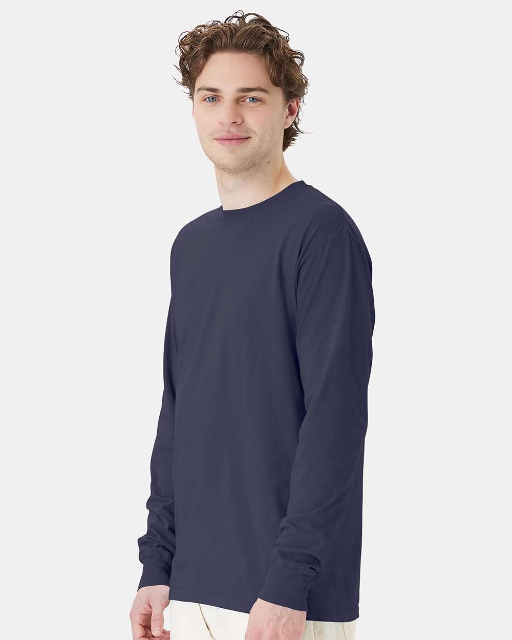 ComfortWash by Hanes-GDH200-Garment-Dyed Long Sleeve T-Shirt - Image 5